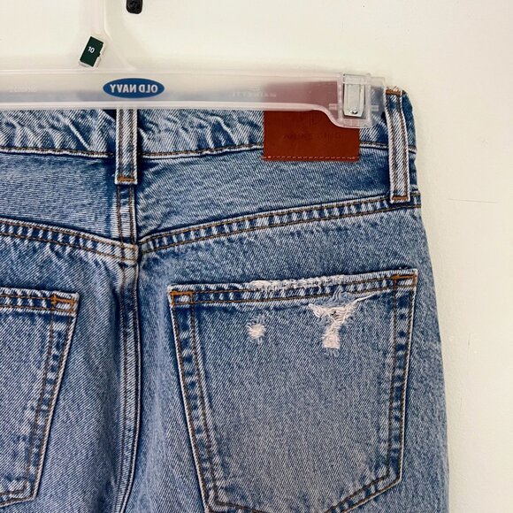 Anine Bing Distressed Straight Leg Jeans - Picture 11 of 12